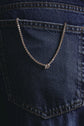 Fawnie Necklace, tennis necklace with a pear-cut centre stone
