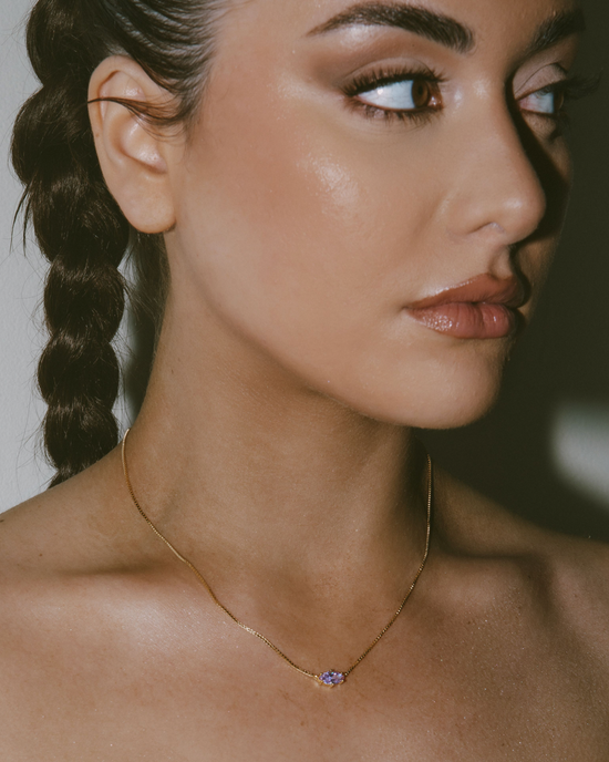 June Birthstone Necklace